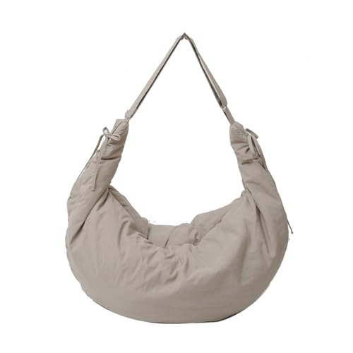 Einkaufstasche mit großer Kapazität für Damen, Crossbody-Tasche, koreanischer Stil, Schultertasche, Khaki, Böhmisch von Ldbuejiaja