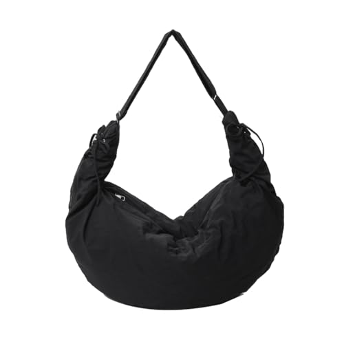 Einkaufstasche mit großer Kapazität für Damen, Crossbody-Tasche, koreanischer Stil, Schultertasche, Schwarz, Böhmisch von Ldbuejiaja