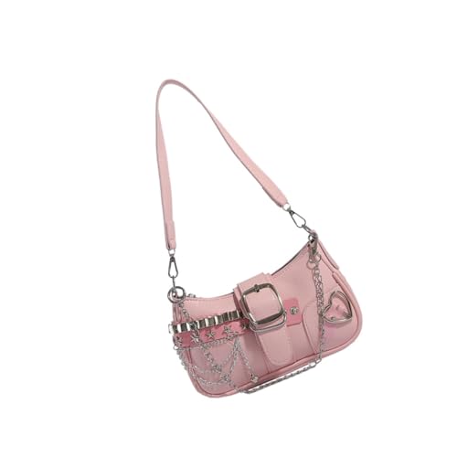Einzigartige Abendtasche Schultertasche PU Unterarmtasche geeignet für verschiedene Anlässe, Rosa, Böhmisch von Ldbuejiaja