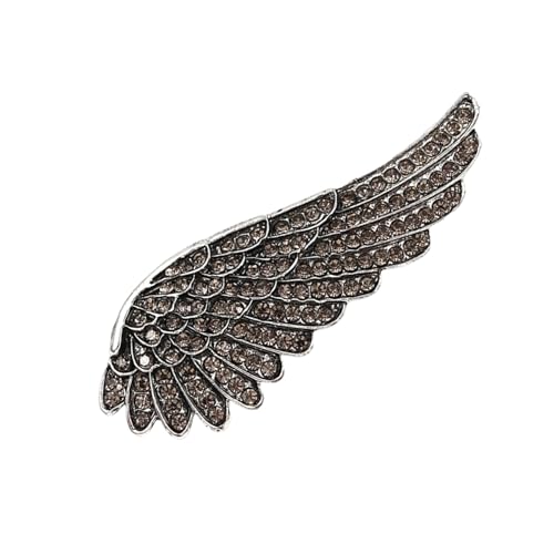 Elegant Vintage Inspirierte Angel Wing Juwelry Pin Mit Funkelnden Kristall Stilvolle Strasssteine ​​Brosche Kleidung Accessoires Stilvolle Frauen Vintage von Ldbuejiaja