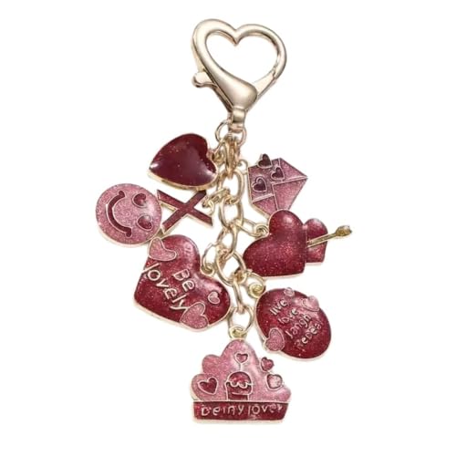 Eleganter Schlüsselanhänger in Herz-Designs mit glitzernden Pailletten und Schmetterlings-Dekoration, Stil 2, Bohemian-Stil Eleganter Schlüsselanhänger in Herz-Designs mit glitzernden Pailletten und Schmetterlings-Dekoration, Stil 2, Bohemian-Stil von Ldbuejiaja