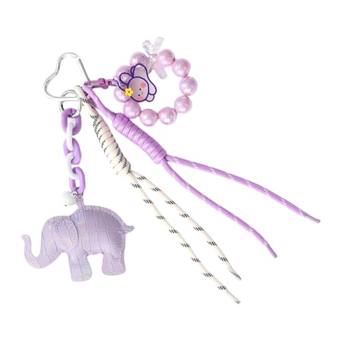 Eleganter Taschenanhänger, Accessoire, modischer Schlüsselanhänger, Taschenanhänger für modische Frauen, Purpur, Bohemian-Stil von Ldbuejiaja