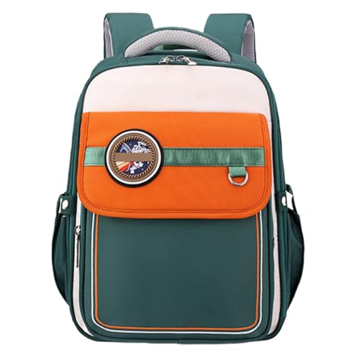 Elementary Schulrucksack Kinder Reiserucksack Jugendlicher Rucksack Großer Rucksack, Grün, Bohemian-Stil von Ldbuejiaja
