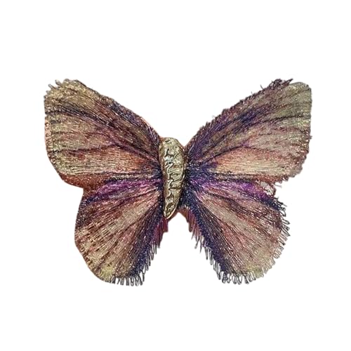 Exquisite Gestickte Schmetterlingsbroschen Stecknadelstifte Stille Für Frauen Modische Corsage Und Kleidung Accessoires Alte Accessoires von Ldbuejiaja