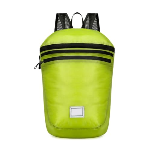 Faltbarer Herren-Outdoor-Rucksack mit farbenfrohem ästhetischem Reiserucksack, Grün, Bohemian-Stil von Ldbuejiaja