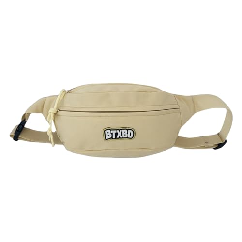 Gürteltasche für Damen und Mädchen, Umhängetasche mit verstellbarem Riemen, kleine Brusttasche, Hüfttasche, Bauchtasche, Gelb, Single package, Bohemian-Stil von Ldbuejiaja
