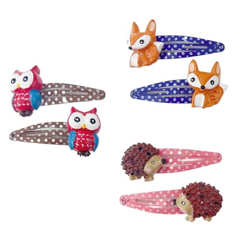 Haarspangen-Set mit schönem Tiermotiv, sicherer und sicherer Clip für Kinder und Jugendliche von Ldbuejiaja