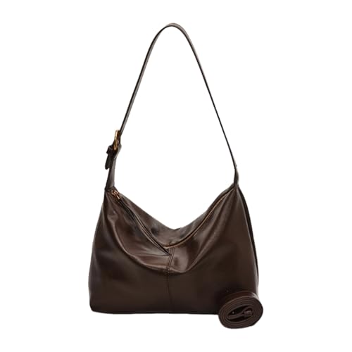 Herbst Winter Crossbody Tasche für Frauen Große Kapazität Schultertasche Retro Messenger Bag Mode Einkaufstasche Arbeitstasche, Kaffee, Böhmisch von Ldbuejiaja