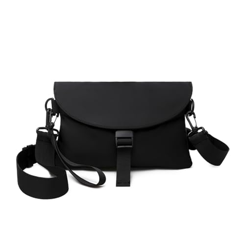 Herren Brusttasche Wasserabweisend Schulter Crossbody Taschen für Einkaufen und Arbeit, Schwarz, Böhmisch von Ldbuejiaja