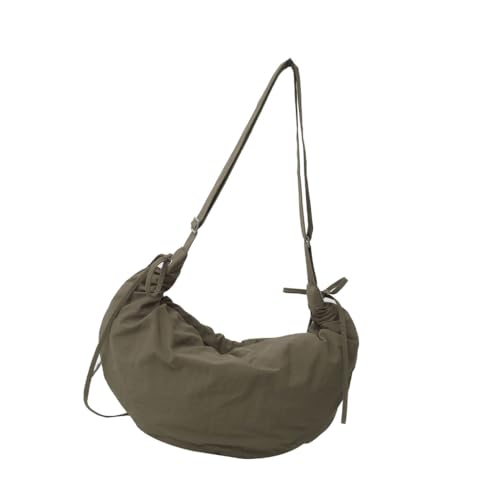 Koreanische Kuriertasche für Damen, Umhängetasche, einfarbig, Schultertasche, Armeegrün, Böhmisch von Ldbuejiaja