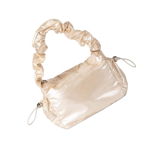 Koreanische Stile Crossbody Tasche für Frauen Plissee Schultertasche Kordelzug Handtasche, Aprikose, Böhmisch von Ldbuejiaja