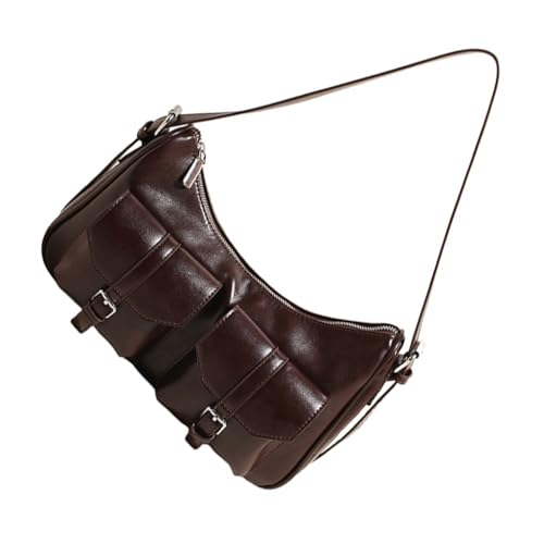 Koreanische Stile Umhängetasche für Frauen Multi-Taschen Achseltasche Handtasche und Geldbörse, Kaffee, Böhmisch von Ldbuejiaja