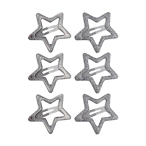 Ldbuejiaja 6pcs Fünf Punkte Sternhaar Clip Funkelnde Haarnadel Barrettes Süßes Seitenzubehör Für Kinder Teenager Mädchen Haarseite Für Frauen Dekorativ von Ldbuejiaja
