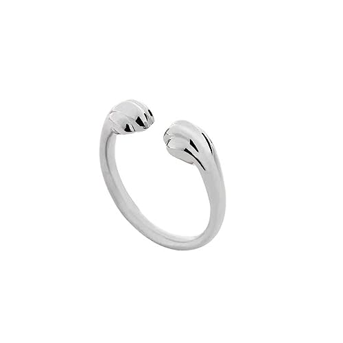 Ldbuejiaja Einfache Niedliche Katzenpfote Offene Ringe Schöner Tierschmuck Verstellbares Design Finger Statement Haustier Stapelbare Neuheit Mode Tierliebhaber Geschenk von Ldbuejiaja