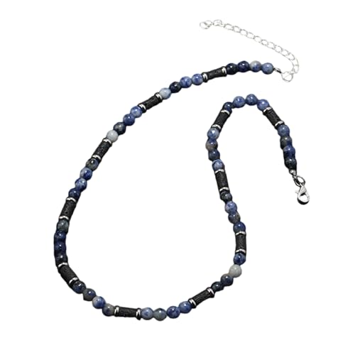 Ldbuejiaja Handgefertigte Perlen Halskette Naturstein Halskette Mode Neckschmuck Frau Für Mode Enthusiasten Stein Anwesend von Ldbuejiaja
