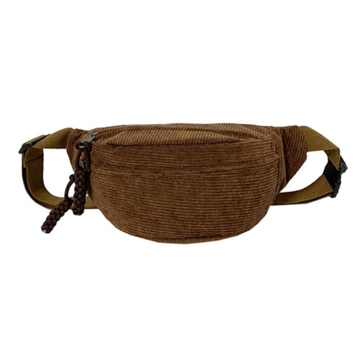 Ldbuejiaja Lässige Damen-Umhängetasche, Brusttasche, stilvolle und praktische Crossbody-Tasche mit verstellbarem Riemen, für den täglichen Gebrauch, lässige Damen-Schultertasche, braun von Ldbuejiaja