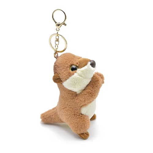 Ldbuejiaja Stilvolle Plüsch Keychain Weich Bequeme Stoffbeutel Charme Animal Anhänger Keyring Accessoire Für Den Täglichen Gebrauch Frauen Schlüsselring von Ldbuejiaja