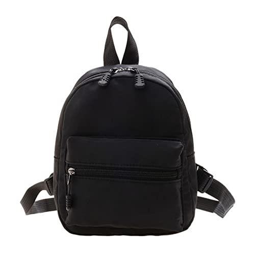 Ldbuejiaja Weibliche Reise Rucksacks Schüler Schule Rucksack Frauen Solid Color Teenage Casual Nylon Knapsack Für Tägliche Preppy Stile Für Mädchen Solid Color Women Reisen von Ldbuejiaja