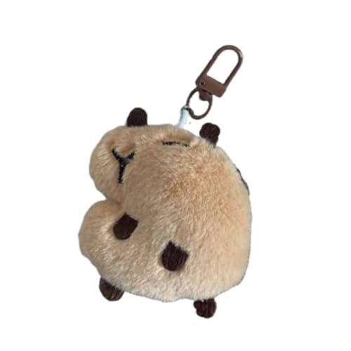 Lustiger Capybara-Plüsch-Schlüsselanhänger, Taschenanhänger, Dekoration, verschönert jede Tasche oder jeden Schlüssel, 01style, Bohemian-Stil von Ldbuejiaja