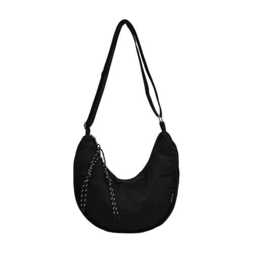 Moderne Umhängetasche mit großem Fassungsvermögen, für Damen und Herren, Schwarz, Böhmisch von Ldbuejiaja