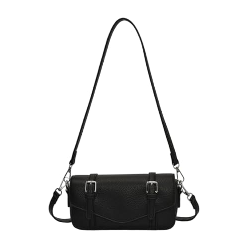 Modische PU-Umhängetasche, Schultertasche, Achseltasche für Einkaufs- und Reisebedürfnisse, Schwarz, Böhmisch von Ldbuejiaja