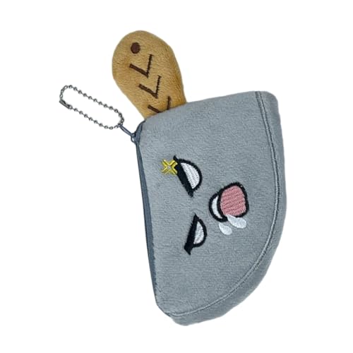 Multifunktionale Aufbewahrungstasche, Küche, Chopper, Münzbörse, Schlüsselanhänger, Kopfhörertasche, Plüsch-Geldbörse, Münztasche mit Reißverschlüssen, Duftender Mund, Bohemian-Stil von Ldbuejiaja