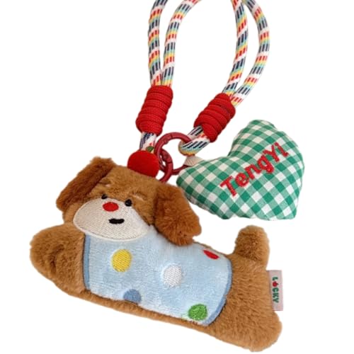 Niedlicher Plüsch-Hasen-Puppen-Schlüsselanhänger, weicher Cartoon-Tier-Anhänger, modischer Taschenanhänger, C, Bohemian-Stil von Ldbuejiaja