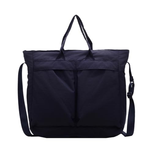 Nylon Umhängetasche Modische und praktische Handtasche zum Einkaufen oder Pendeln, Tiefblau, Böhmisch von Ldbuejiaja