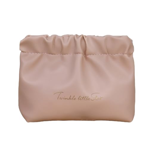PU-Make-up-Halter für Damen, Kosmetiktasche, großes Fassungsvermögen, für Reisen und Partys, Rosa, small, Bohemian-Stil von Ldbuejiaja