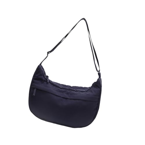 Praktische Nylon-Umhängetasche für Damen mit verstellbarem Riemen und viel Platz, Tiefblau, Böhmisch von Ldbuejiaja