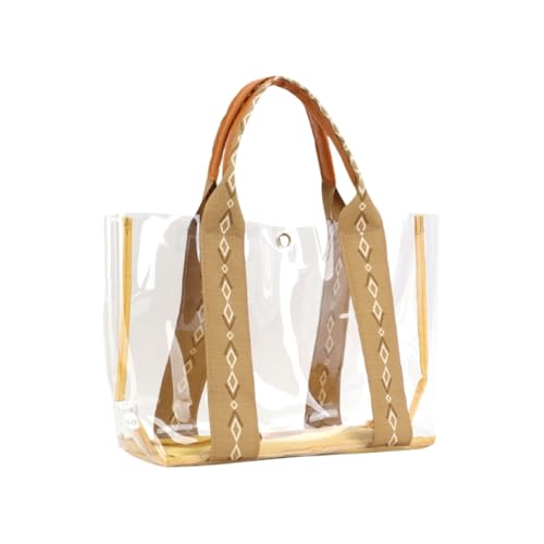Praktische PVC-Handtasche, spaicous Umhängetasche mit Stil und Funktionalität, Style a, Böhmisch von Ldbuejiaja