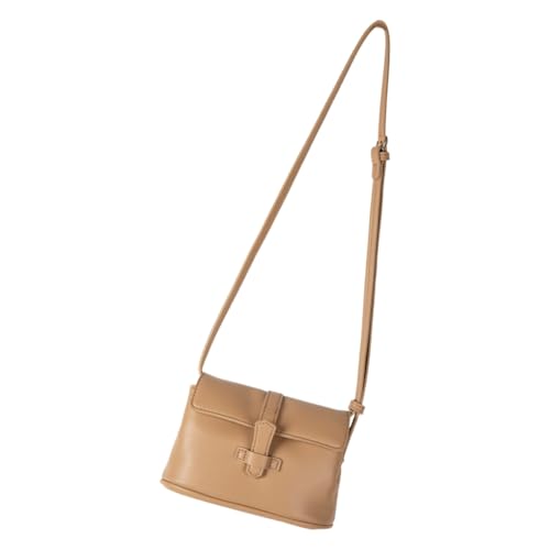 Retro Fashion Quadratische PU Tasche Schultertasche für Damen Freizeit und Büro, Aprikose, Böhmisch von Ldbuejiaja