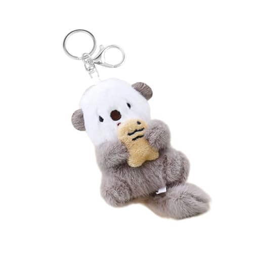 Schlüsselanhänger mit Tiermotiven, Cartoon-Schlüsselanhänger, Taschenanhänger, Schlüsselhalter, tolles Geschenk für Freunde, Familie und Kollegen, Braunes Meeresfaultier, Bohemian-Stil von Ldbuejiaja