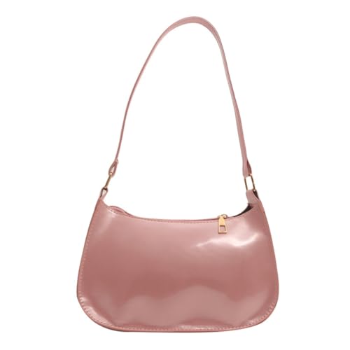 Simple Damen Umhängetasche Achseltasche Casual Satchel für Arbeit oder Reisen, Rosa, Böhmisch von Ldbuejiaja