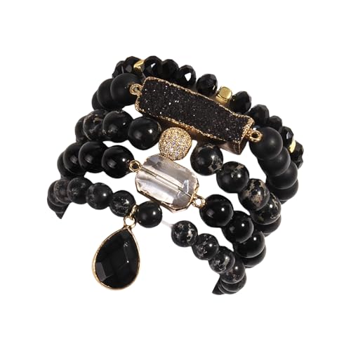 Stilvolle, verstellbare, handgefertigte Schmuckperle für Herren, modische Steinstruktur, geeignet für einzigartiges Outfit Stilvolle, verstellbare, handgefertigte Schmuckperle für Herren, modische Steinstruktur, geeignet für einzigartiges Outfit von Ldbuejiaja