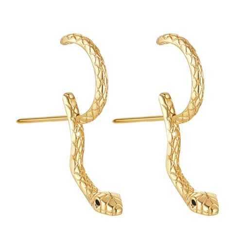 Stilvolle Legierungsohrringe Handgemacht Schlangenförmige Ohrringe Frauen Einzigartige Ohrstöben Retro Accessoires Für Tägliche Kleidung Langlebige Und Robuste Ohrklammern von Ldbuejiaja