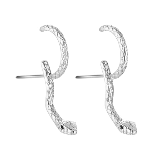 Stilvolle Legierungsohrringe Handgemacht Schlangenförmige Ohrringe Frauen Einzigartige Ohrstöben Retro Accessoires Für Tägliche Kleidung Langlebige Und Robuste Ohrklammern von Ldbuejiaja