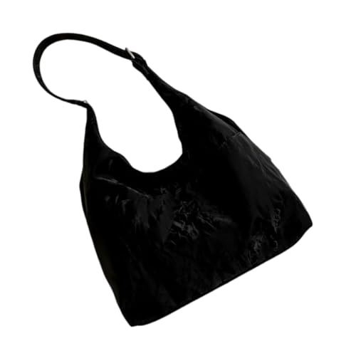 Stilvolle Unterarmtasche für Damen, große lässige Taschen, PU-Leder, Schultertasche, Schwarz, Böhmisch von Ldbuejiaja