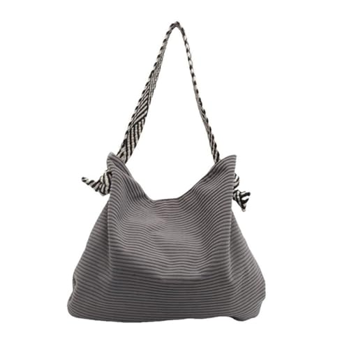 Unqiue Nylon Top Handle Bag Travel Shoulder Bags for Office Shopping and Work, Grau, Böhmisch von Ldbuejiaja