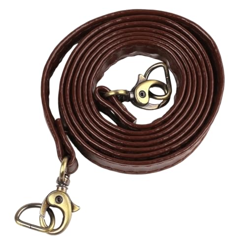 Verstellbarer 120 cm PU-Leder-Taschengurt für Damen, Crossbody-Taschen, Zubehör, Schultertaschen-Ersatz, Kaffee, Bohemian-Stil von Ldbuejiaja