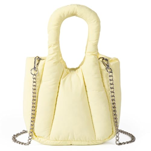 Vintage Crossbody Geldbörse Schultertasche für Frauen Retro Nylon Handtasche Satchel geeignet für verschiedene Anlässe, Gelb, Böhmisch von Ldbuejiaja