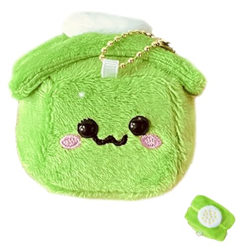 Zarter Sushi-Schlüsselanhänger aus Plüsch, Taschenanhänger, Geldbörse, Taschen, Anhänger für Kinder und Erwachsene, Grünes Gras, Bohemian-Stil von Ldbuejiaja