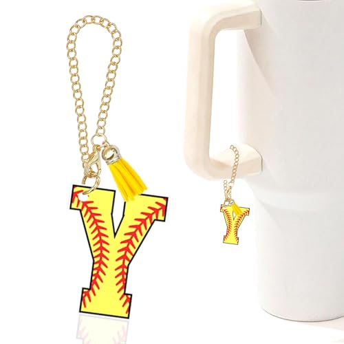 Stanley Cup Softball-Geschenke: Initialen-Schlüsselanhänger für Becher, Geschenke für Frauen, Softball-Liebhaber Stanley Cup Softball-Geschenke: Initialen-Schlüsselanhänger für Becher, Geschenke für Frauen, Softball-Liebhaber von Ldntly