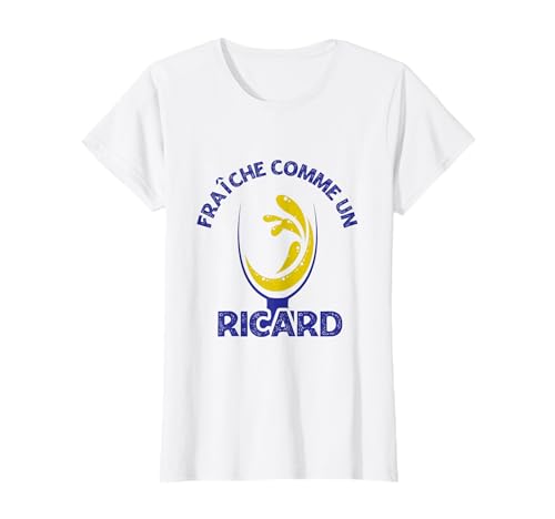 Damen Frisch wie ein Ricard – Ricard Pastis Apéro T-Shirt Damen Frisch wie ein Ricard – Ricard Pastis Apéro T-Shirt von Le Bar des Dessins