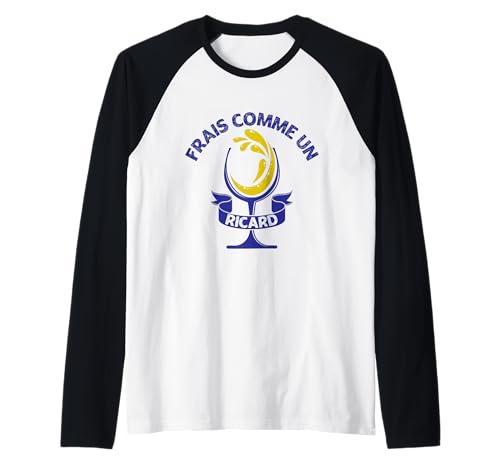 Herren Frisch wie EIN Ricard - Ricard Pastis Aperio Raglan Herren Frisch wie EIN Ricard - Ricard Pastis Aperio Raglan von Le Bar des Dessins