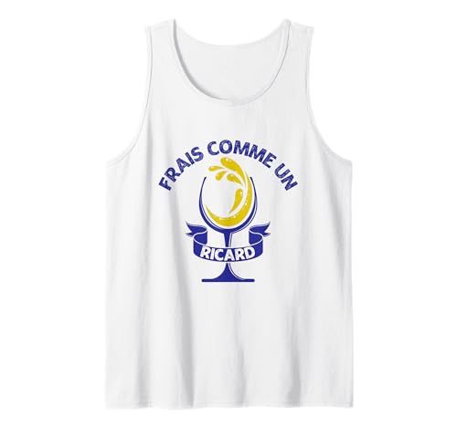 Herren Frisch wie EIN Ricard - Ricard Pastis Aperio Tank Top Herren Frisch wie EIN Ricard - Ricard Pastis Aperio Tank Top von Le Bar des Dessins
