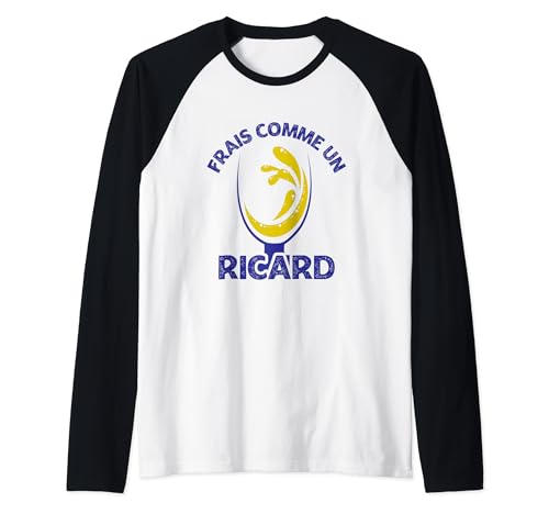 Herren Frisch wie ein Ricard - Ricard Pastis Aperio Raglan Herren Frisch wie ein Ricard - Ricard Pastis Aperio Raglan von Le Bar des Dessins