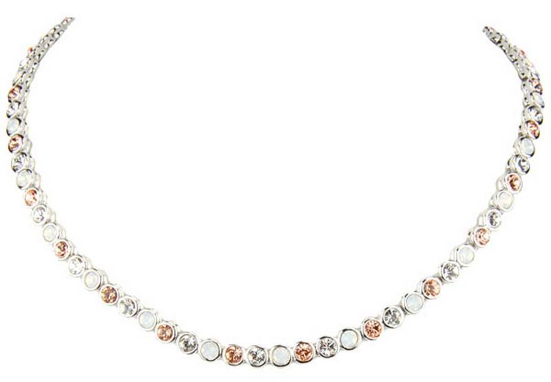 Le Bijou Collier Crystal Whisper, Tennis-Collier 42cm mit Markenkristallen von Le Bijou