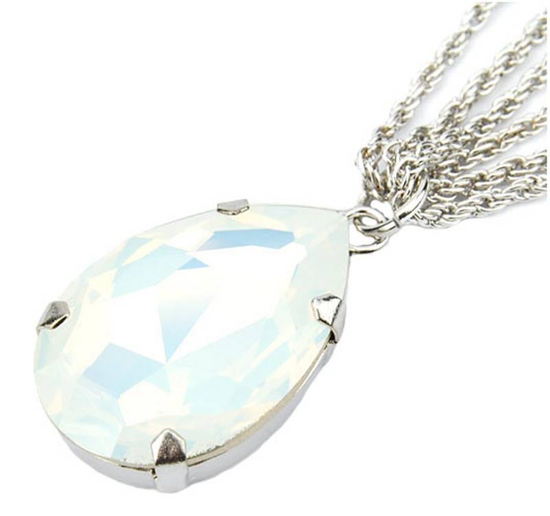 Le Bijou Kette mit Anhänger Crystal Elegance, XXL Tropfen-Anhänger mit Kette mit Markenkristallen Le Bijou Kette mit Anhänger Crystal Elegance, XXL Tropfen-Anhänger mit Kette mit Markenkristallen von Le Bijou