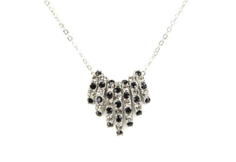 Le Bijou Kette mit Anhänger Glimmer Jewels, Anhänger-Collier mit Markenkristallen von Le Bijou